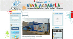 Desktop Screenshot of escolanovaaquarela.com.br